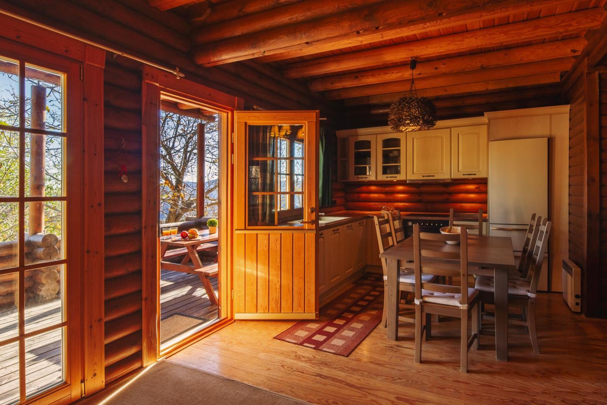 Paradise Chalet Ano Trikala Eksteriør billede